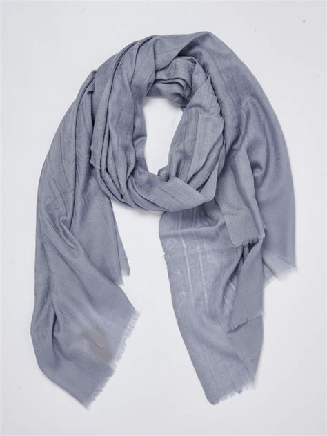 Foulard Chanel in Lana Grigio 